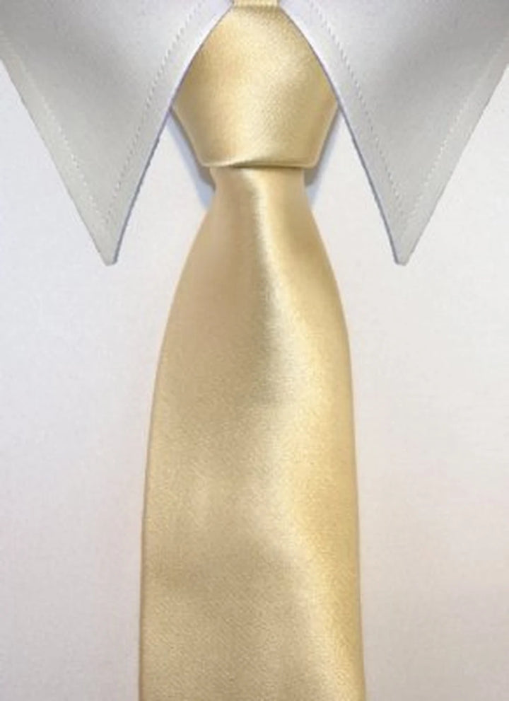 GUSTAV SMAL, smal slips i champagne med enfärgad design – originalbild