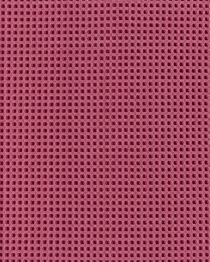 Närbild av rutigt mönster på MIRANDA SMAL, smal slips i rosa